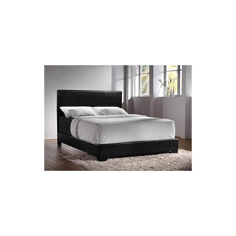 R2R Furniture EL Conner Casual Black Upholstere QUEEN SIZE