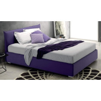 R2R Furniture ERIC KING SIZE BED WITH MATTRESS IN VELVET - 180X200