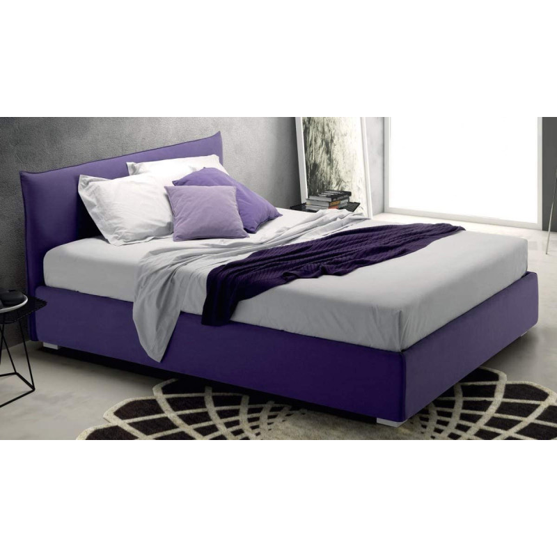 R2R Furniture ERIC KING SIZE BED WITH MATTRESS IN VELVET - 180X200