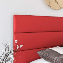 R2R Furniture FERRERA PADDED KING SIZE BED - RED