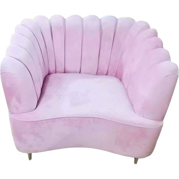 R2R Furniture Fingerling Upholstered Design Single Seat Tufted Cushion Chair by R2R