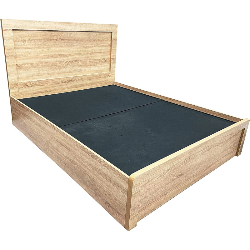 R2R Furniture Hilfort Wooden Bed Frame king size 180 x 200 cm by R2R Furniture