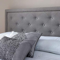 R2R Furniture Hollywood Ottoman Bed with mattress King Size : 180x200