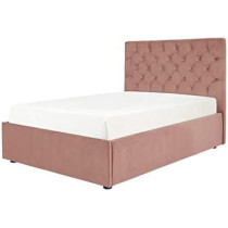 R2R Furniture HOPEE PINK TUFTED DESIGN BED KING SIZE