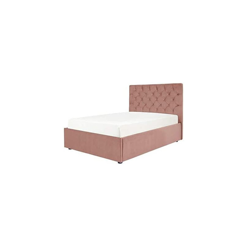R2R Furniture HOPEE PINK TUFTED DESIGN BED KING SIZE