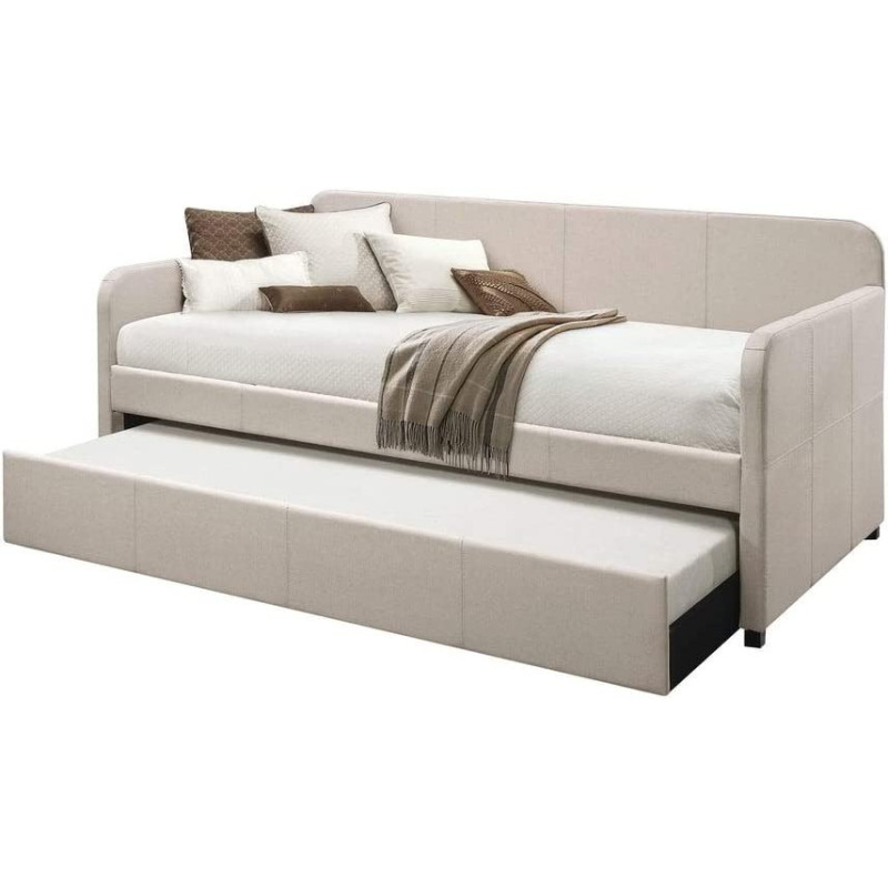 R2R Furniture JAGGER DAYBED IN BEIGE FABRIC