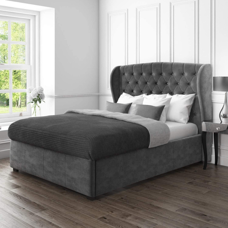 R2R Furniture JESSIE Queen size bed with Mattress