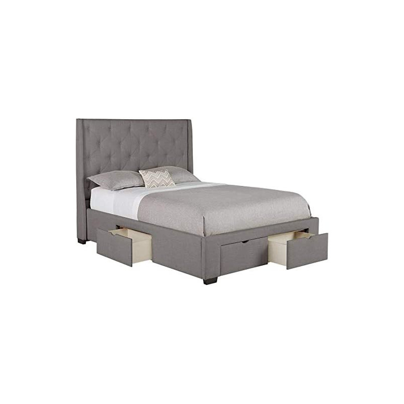 R2R Furniture Justin Bed Frame With Drawers