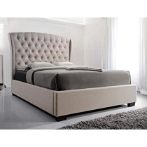 R2R Furniture KAITLYN Botton Tufted Platform Bed Frame King Size