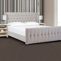 R2R Furniture King Size Button Tufting Grey Bed Frame