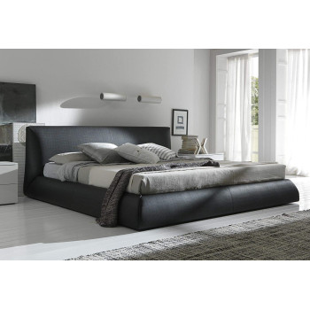R2R Furniture KIRBY BLACK BED QUEEN SIZE