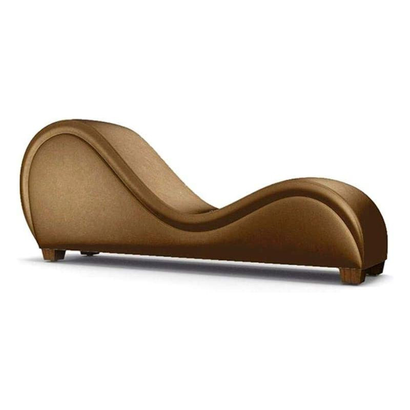 R2R Furniture Leather S Shaped Sofa - Brown
