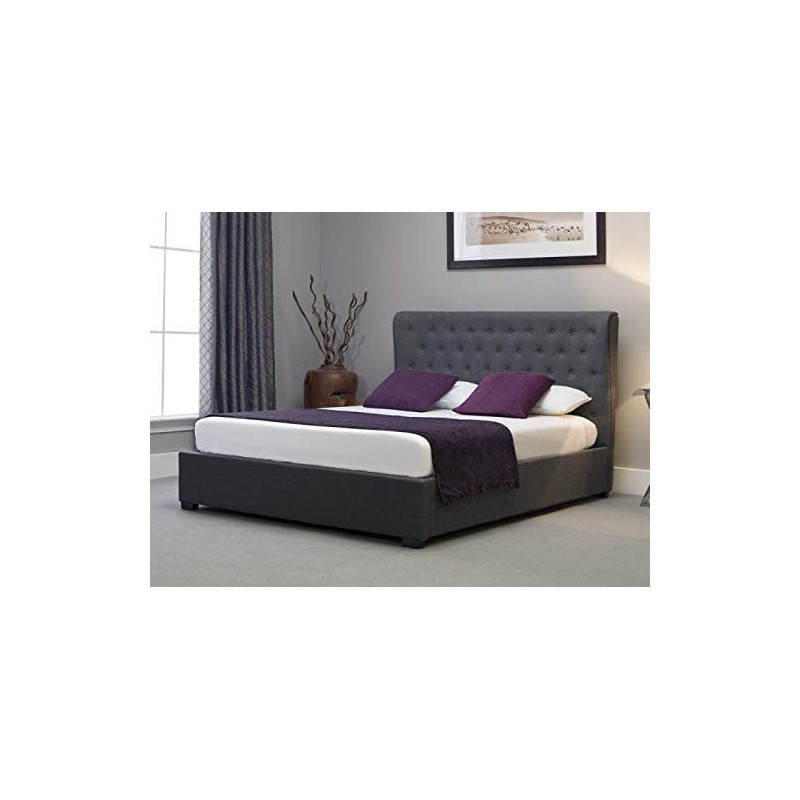 R2R Furniture Lolita Kensington King Size Bed With Mattress - 180cm X 200cm