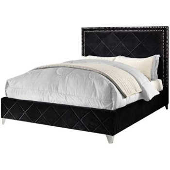 R2R Furniture MALIFICENT Queen size Upholstered Standard With Mattress 160X200