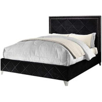 R2R Furniture MALIFICENT Queen size Upholstered Standard With Mattress 160X200