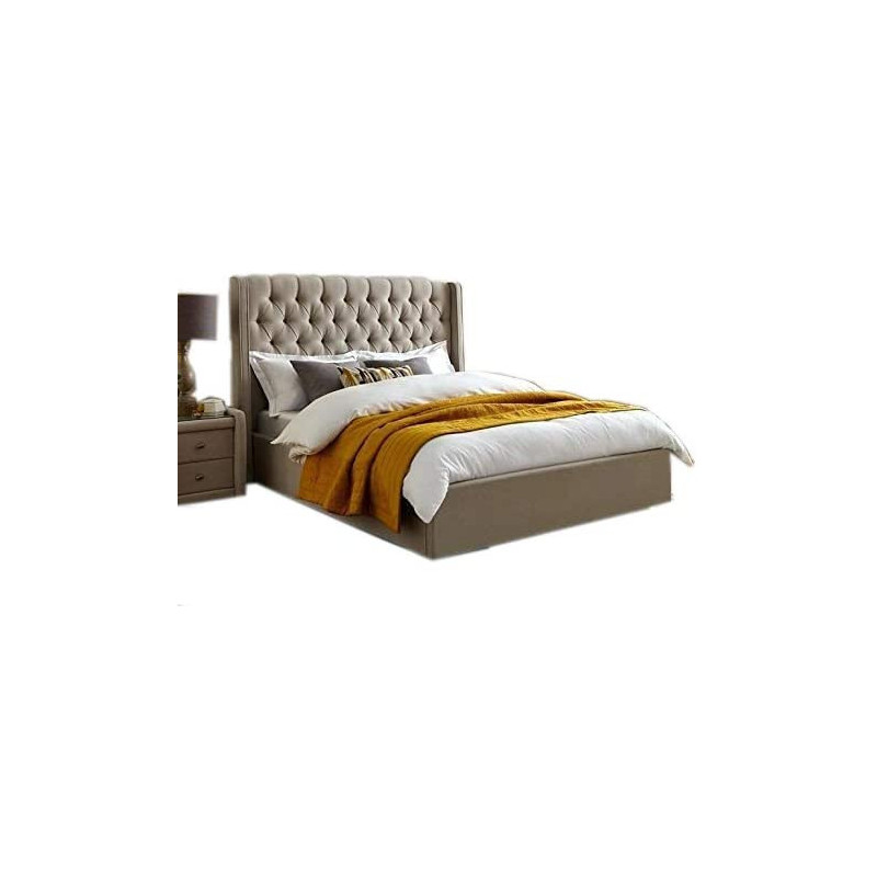 R2R Furniture MARC Tufted Design Bed Frame With Queen Size