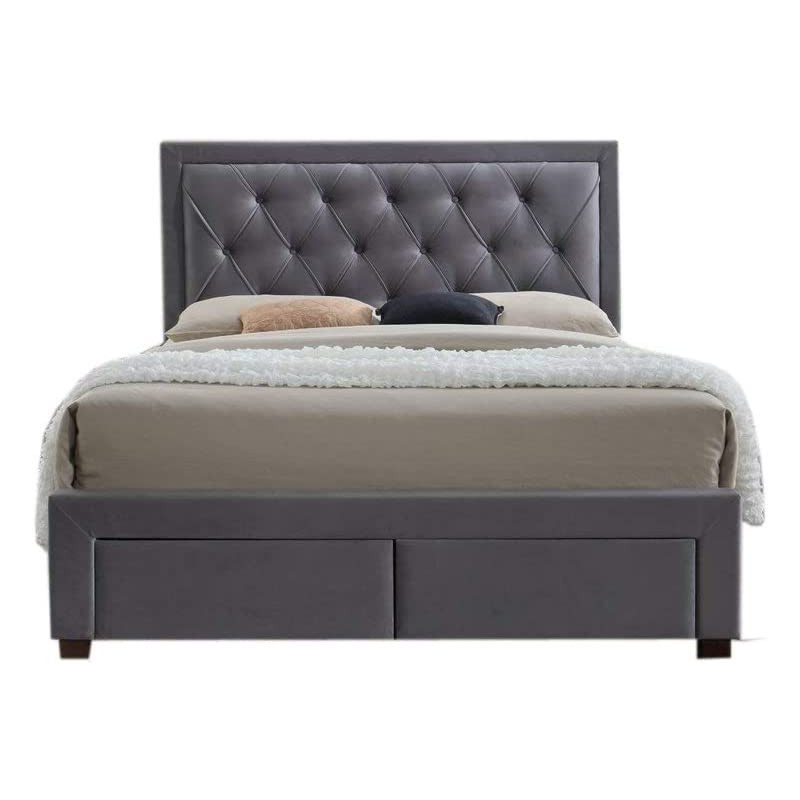 R2R Furniture MERCURY UPHOLSTERED DESIGN BED QUEEN SIZE