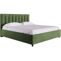 R2R Furniture Mexxony Comfort Upholstered Bed - Pillow Top Pocket Spring Mattress GreenWith Memory Foam by R2R King Size Green