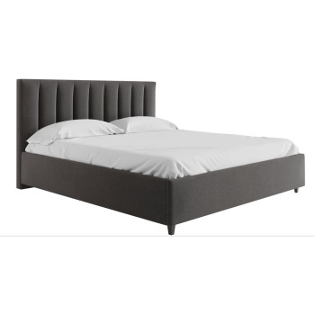R2R Furniture Mexxony Comfort Upholstered Bed - Pillow Top Pocket Spring Mattress AshWith Memory Foam by R2R Super King Size Ash