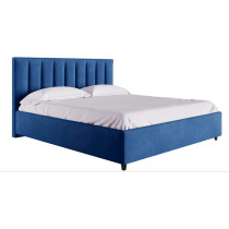 R2R Furniture Mexxony Comfort Upholstered Bed - Pillow Top Pocket Spring Mattress BlueWith Memory Foam by R2R Super King Size Blue
