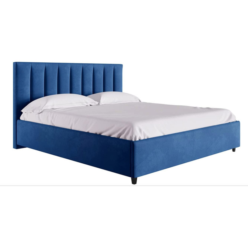 R2R Furniture Mexxony Comfort Upholstered Bed - Pillow Top Pocket Spring Mattress BlueWith Memory Foam by R2R Super King Size Blue