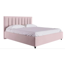 R2R Furniture Mexxony Comfort Upholstered Bed - Pillow Top Pocket Spring Mattress SalmonWith Memory Foam by R2R Super King Size Salmon
