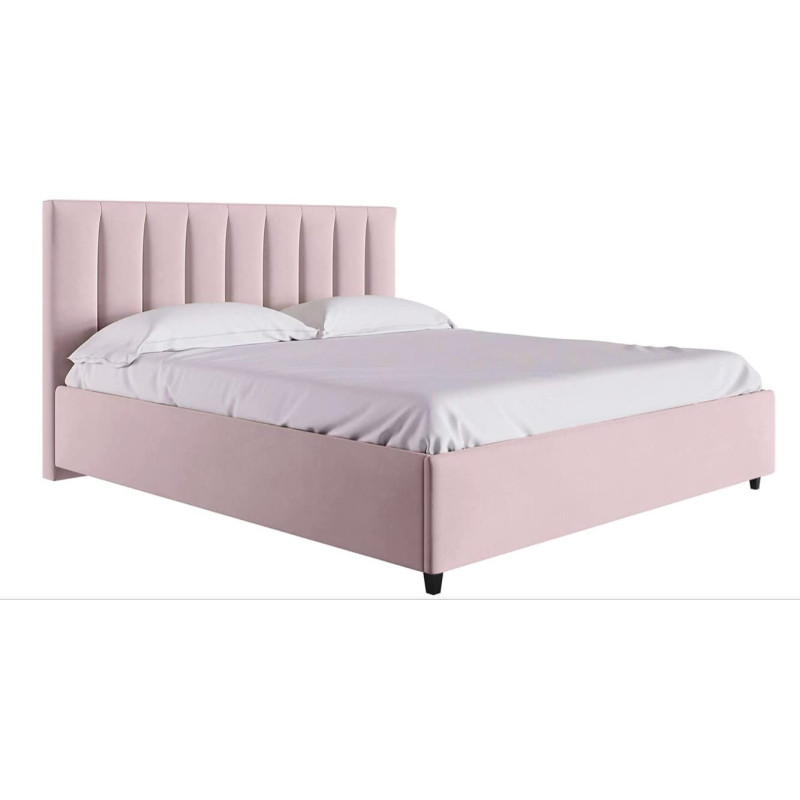 R2R Furniture Mexxony Comfort Upholstered Bed - Pillow Top Pocket Spring Mattress SalmonWith Memory Foam by R2R Super King Size Salmon