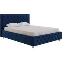 Earnest Comfort Upholstered Bed (Without Mattress) by R2R - Queen Size (160cm x 200cm) (grey)