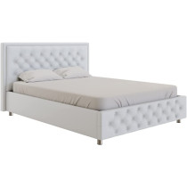 Earnest Comfort Upholstered Bed (Without Mattress) by R2R - Super King Size (200cm x 200cm) (Dark Blue)