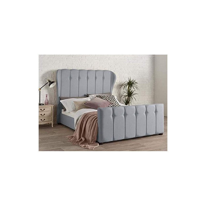 R2R Furniture Pavin Wing Back Queen Size Bed