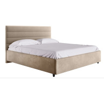 R2R Furniture Rosenity Comfort Upholstered Bed (Without Mattress) - Super King Size (200Cm X 200Cm) (Brown)