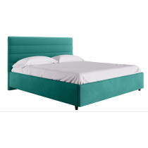 R2R Furniture Rosenity Comfort Upholstered Bed (Without Mattress) - Super King Size (200Cm X 200Cm) (Brown)