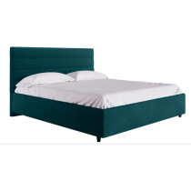 R2R Furniture Rosenity Comfort Upholstered Bed (Without Mattress) - Super King Size (200Cm X 200Cm) (Brown)