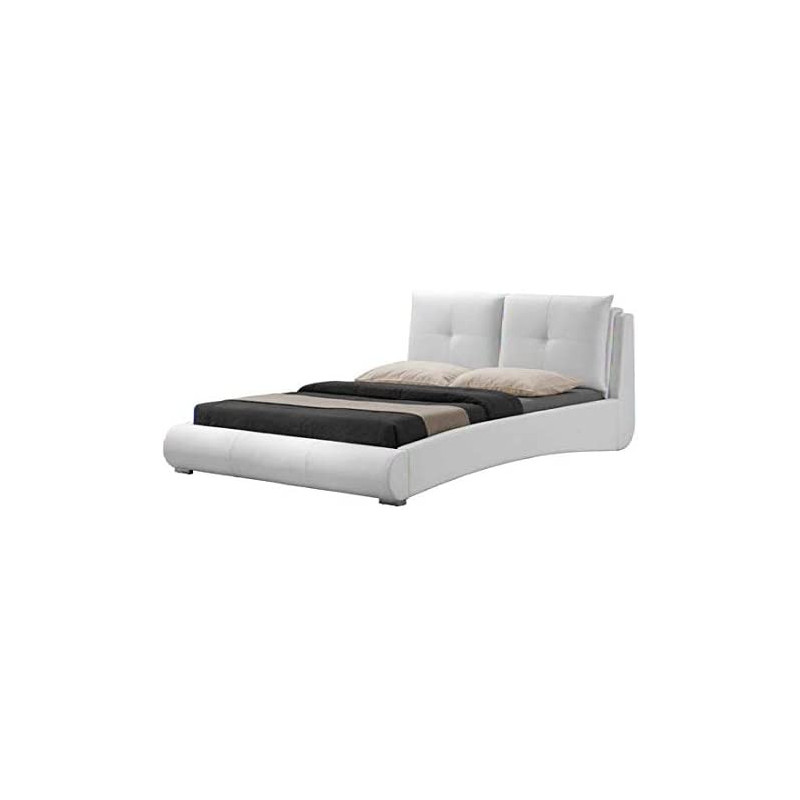 R2R Furniture Miami Queen Size Bed With Mattress (160X200)