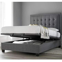 R2R Furniture Milano Grey Bed King Size