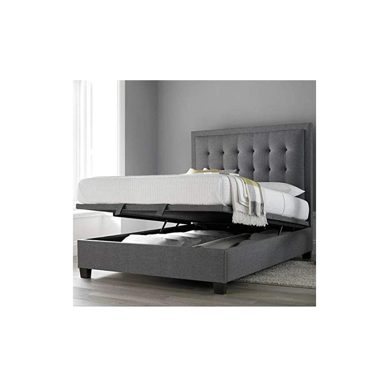 R2R Furniture Milano Grey Bed King Size