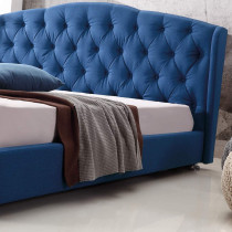 R2R Furniture New Modern Bed Frame With Handrail For Bedroom Furniture With Mattress : (King Size)