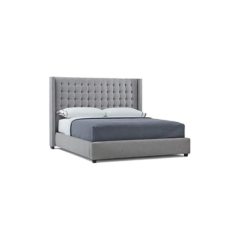 R2R Furniture Nicole King Floating Rail Bed Without Mattress- 180Cm X 200Cm