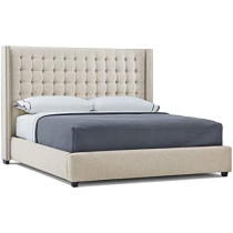 R2R Furniture Nicole King Floating Rail Bed Without Mattress- 180Cm X 200Cm