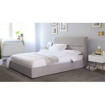 R2R Furniture Pedro James Grey Super King Size Bed 200X200