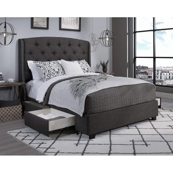 R2R Furniture Peyton Queen Size Bed With Mattress