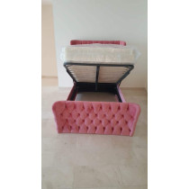 R2R Furniture Pinky Queen Size Bed With Mattress