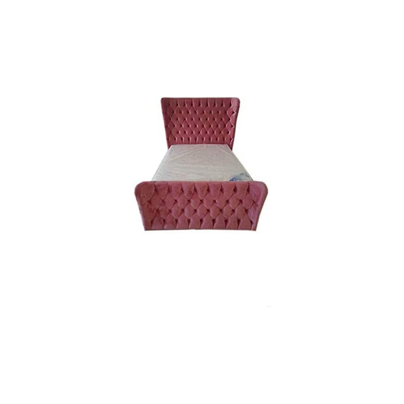 R2R Furniture Pinky Queen Size Standard Bed With Mattress 160X200