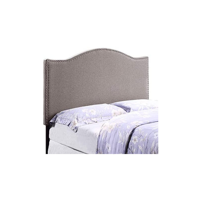 R2R Furniture Plain Studs Design Headboard Queen