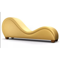 R2R Furniture R2R Furniture Comfortable S-Shape Sofa-Chair, Loveseat Bonded Stretch. (Yellow)