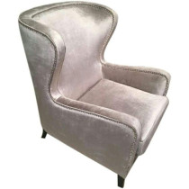R2R Furniture R2R Furniture Gorgeous Arm Chair In Silver Color