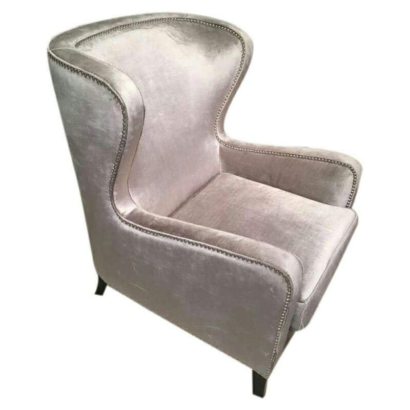 R2R Furniture R2R Furniture Gorgeous Arm Chair In Silver Color