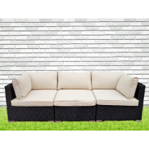 R2R Furniture R2R Furniture Round Wicker Rattan (Garden Furniture)