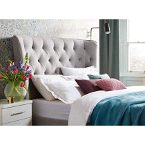 R2R Furniture R2R Furniture Vienne Upholstered Bed Frame With Mattress : 160X200 Cm (Queen Size)