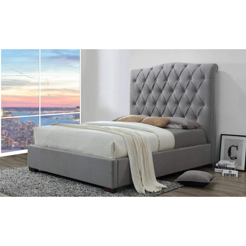 R2R Furniture R2R Upholstered Platform Storage Bed Frame King Size